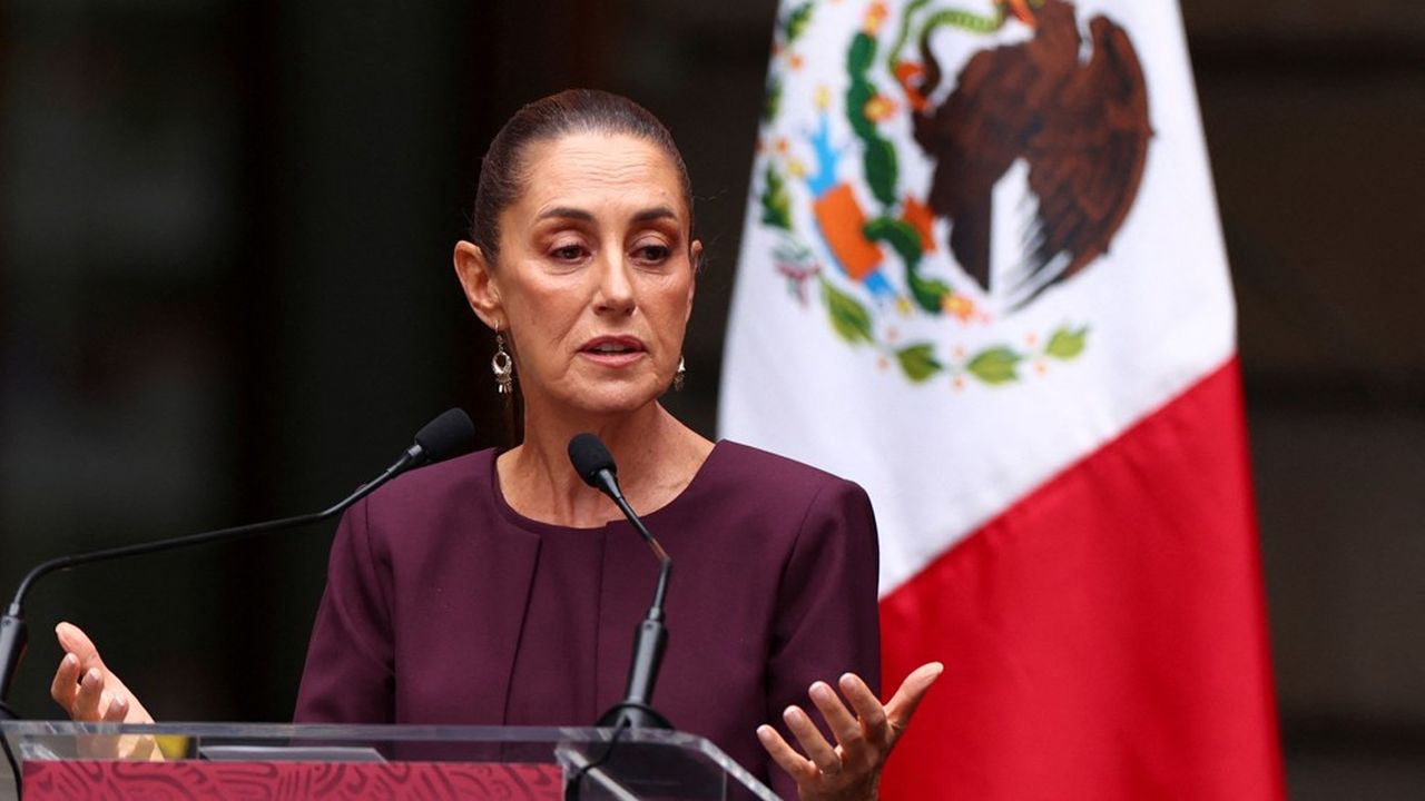 La présidente mexicaine Claudia Sheinbaum