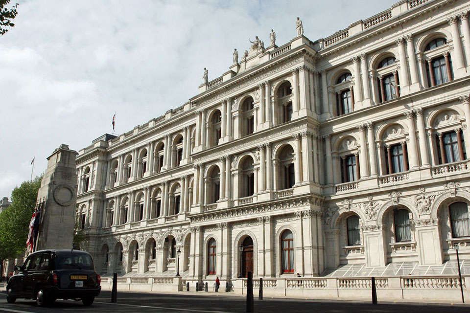 Le siège du Foreign Office à Londres