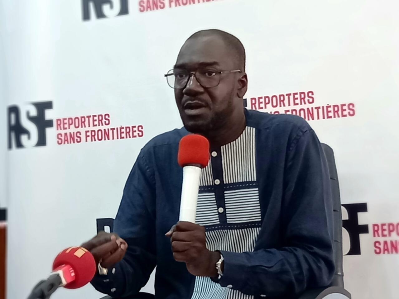 Sadibou Marong, chef du Bureau Afrique Sub-saharienne de Reporters sans frontières (RSF)