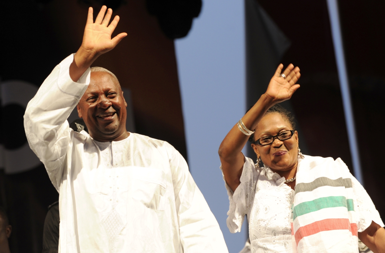 John Mahama, opposant vainqueur de la présidentielle du 7 décembre 2024 au Ghana