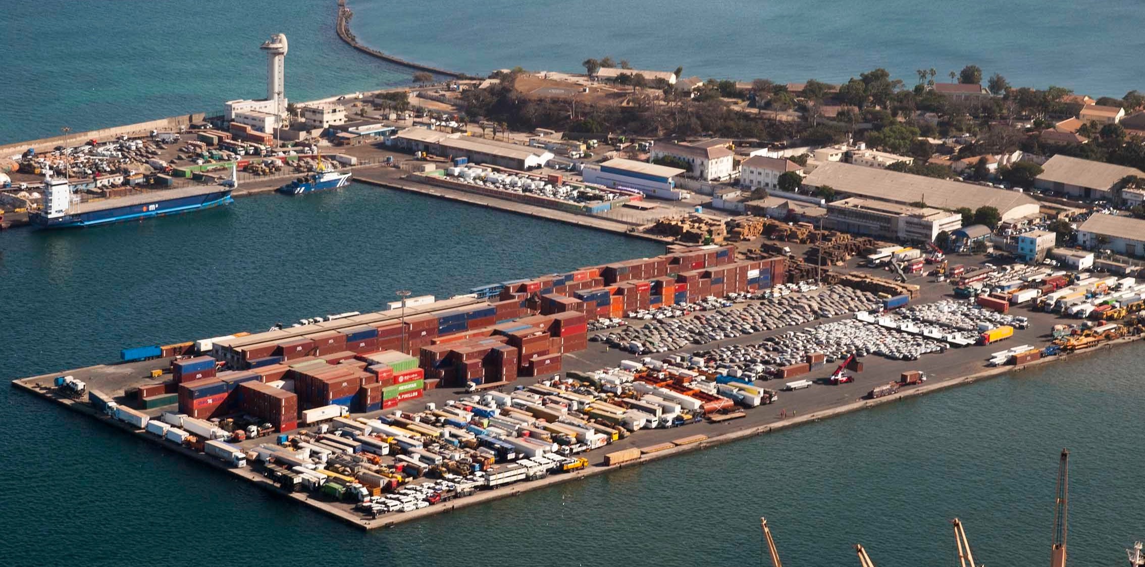 Le port de Dakar, Sénégal