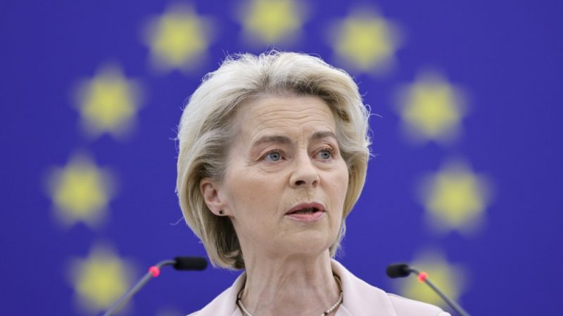 La présidente de la Commission européenne Ursula von der Leyen