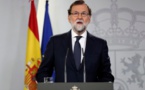 Rajoy appelle les indépendantistes à admettre que le référendum "n'aura pas lieu"