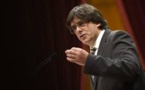 Catalogne: Puigdemont interpelle l'UE et dénonce un "coup d'Etat"