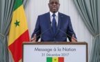 31 Décembre 2017 : le discours de nouvel an du Président Macky Sall