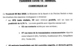 Coronavirus/Sénégal: 57 nouvelles infections dont 7 cas communautaires et 7 cas graves