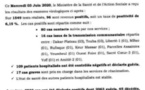 Coronavirus/Sénégal: 96 nouvelles contaminations dont 16 de type communautaire