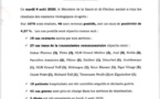 Coronavirus/Sénégal: 46 nouvelles infections, 3 nouveaux morts