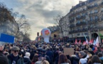 Retraites : 93.000 manifestants à Paris selon la préfecture, 500.000 selon la CGT