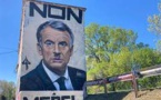 Une fresque représentant Macron en Hitler bientôt effacée à Avignon