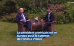 En visite éclair avant l'Otan, Joe Biden vante les liens avec Londres et rencontre le roi