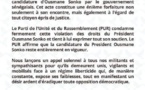 Parrainage - Le PUR condamne « une énième forfaiture du gouvernement du Sénégal contre Ousmane Sonko. »