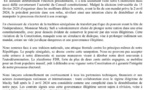 Le  Front de résistance: « Nous sommes face à une trahison nationale, une attaque frontale contre (...) la République »