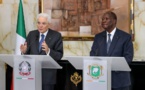 La Côte d'Ivoire accueille le président italien pour parler énergie et immigration