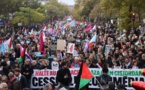 Environ 10.000 personnes à Paris pour dénoncer les massacres israéliens contre des civils palestiniens à Rafah