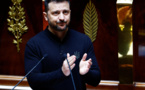 Guerre en Ukraine : À l'Assemblée nationale française, Zelensky remercie la France pour son soutien