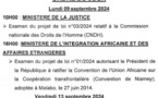 Assemblée nationale : l'agenda de la session extraordinaire arrêté, la DPG aura lieu le 13 septembre en principe