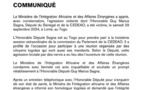 Agression contre GM Sagna à Lomé : la réaction du Sénégal