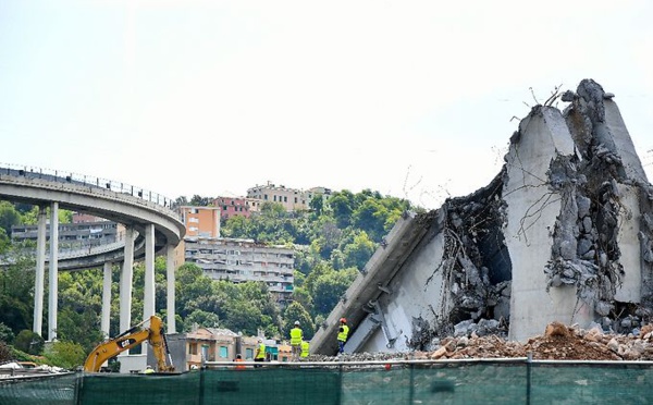 Un an après, l'Italie commémore le drame de Gênes et ses 43 morts