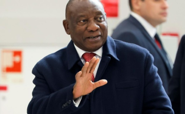 Le président sud-africain Cyril Ramaphosa